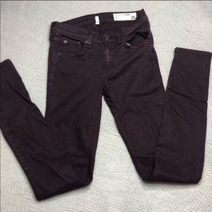 Rag & Bone Purple Skinny Jean